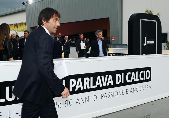 L'arrivo di Antonio Conte, allenatore della Juventus. Ansa